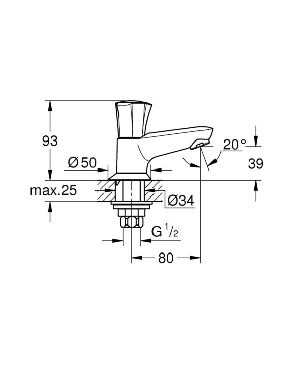 Costa L-Pillar Cock - Image 2