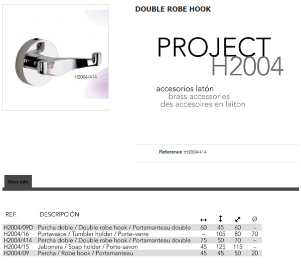 Project Double Robe Hook