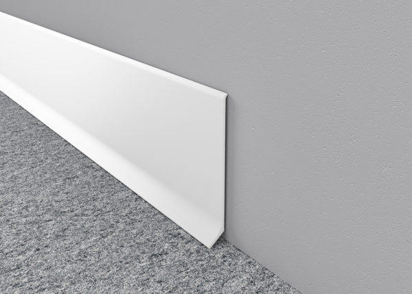 White Aluminium Skirting